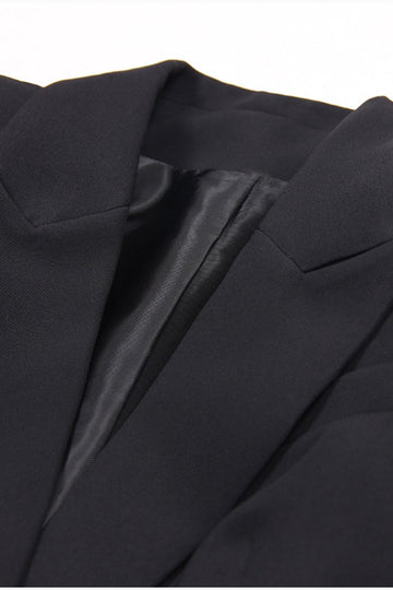 Noir 2 pièces pointe revers femmes bal costumes